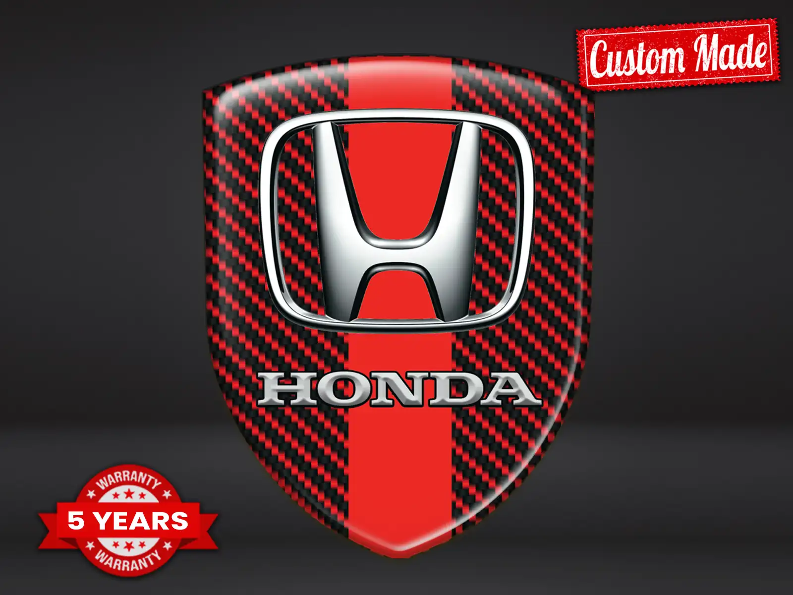 Honda Parabrisas Pegatinas Auto Máximo Duradero Estilo Pro